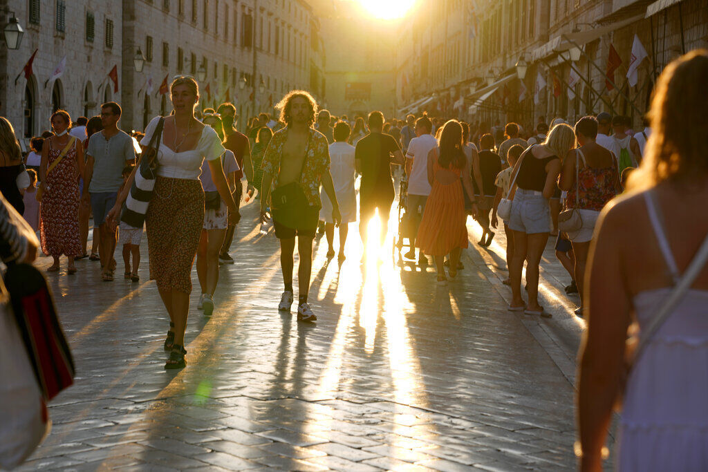 Virus Outbreak Croatia Tourism